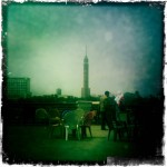 A landmark in the city, the Cairo Tower stands tall.