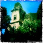 Moss covered run down old villa. So sad. Still beautiful.