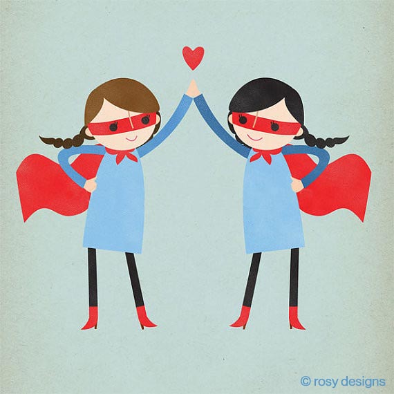 Super High Five, high five, rosy designs, 5th anniversary, sisterhood